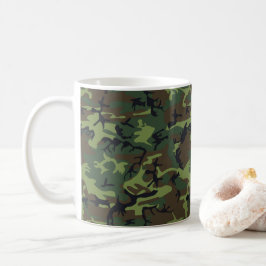 Grönt Camouflage Mönster, Militära Mönster, armén Kaffemugg