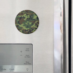 Grönt Camouflage Mönster, Militära Mönster, armén Magnet