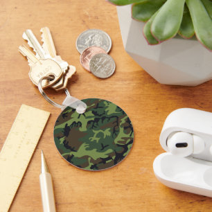 Grönt Camouflage Mönster, Militära Mönster, armén Nyckelring
