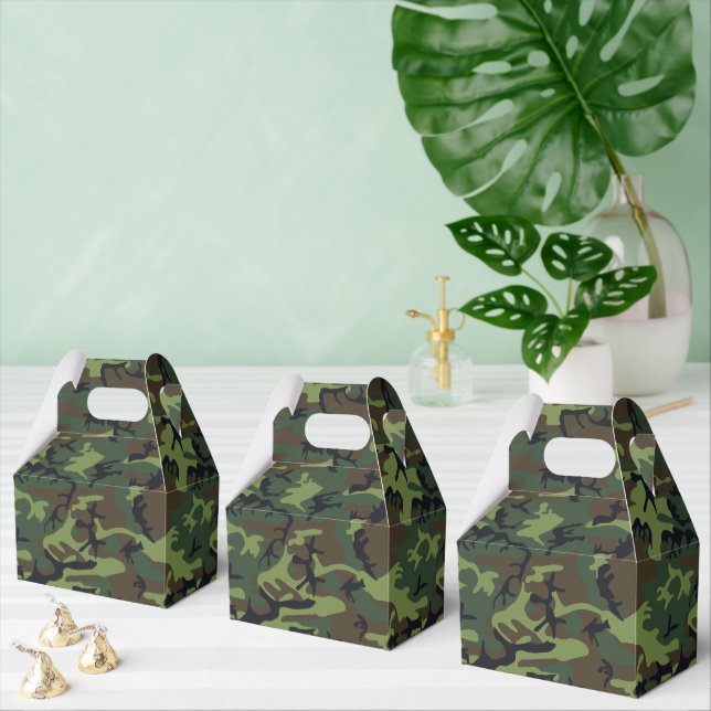 Grönt Camouflage Mönster, Militära Mönster, armén Presentaskar (Multipel)