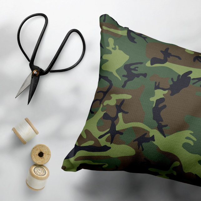 Grönt Camouflage Mönster, Militära Mönster, armén Prydnadskudde (Skapare uppladdad)