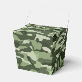 Grönt Camouflage Presentaskar