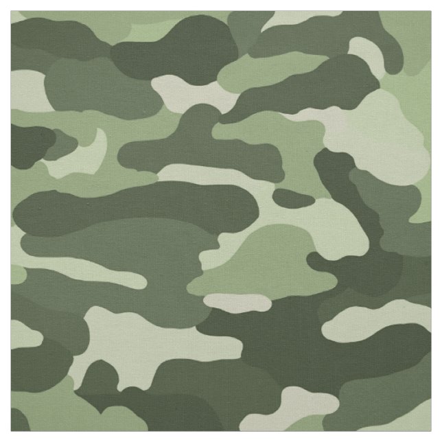 Grönt Camouflage Tyg (Provkarta)