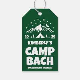 Grönt Camping Utomhus Möhippa Presentetikett