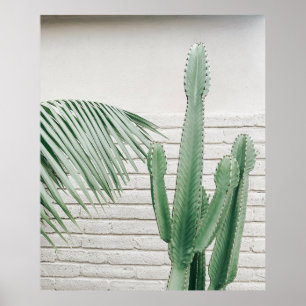 Grönt candelabra cactus poster