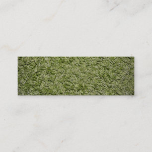 Grönt Carpet-bokmärke, affärskort Mini Visitkort