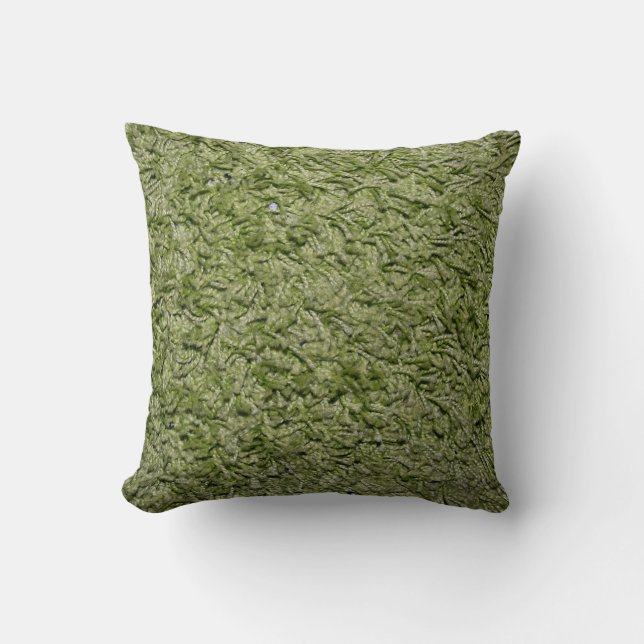 Grönt carpet Pillow Kudde (Framsida)