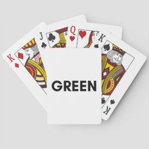 grönt casinokort