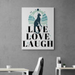 Grönt Cat Måne och Stars Live Kärlek Laugh Positiv Canvastryck<br><div class="desc">En del av en serie kattsilhuetterkonstruktioner. Jag verkligen leker med silhuetter och känner att de fungerar bra med inspirerande uttalanden. Våra omedvetna plockor om vad vi lägger in,  så vi måste omge oss själva med positivitet.</div>