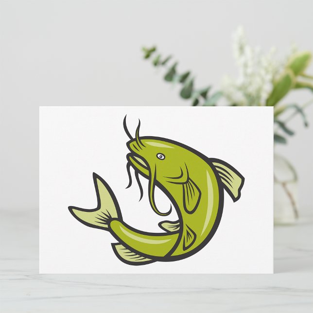 Grönt Catfish-inbjudningar Inbjudningar (Skapare uppladdad)