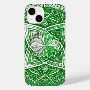 Grönt Celtic Flower Heart Chakra Helig Geometry