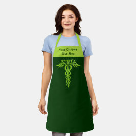 Grönt Celtic Knot Caduceus
