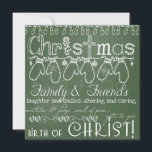 Grönt-chalkboard-fotojulkort Julkort<br><div class="desc">Allt annat finns på vår Grönt Chalkboard-fotojulkort med vit text på en grönt-kritbakgrund med en rad mittens,  träd ljus,  snöflingor,  holly,  hjärtan och prydnadsföremål. Du kan enkelt anpassa det här julfotokortet med ditt foto och din namn!</div>