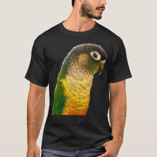 Grönt Cheek Conure 4 T Shirt
