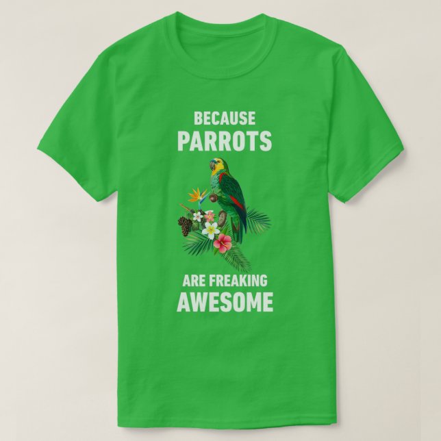 Grönt Cheek Conure Cute Parrots Parrot älskare Gif T Shirt (Design framsida)