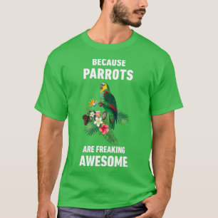 Grönt Cheek Conure Cute Parrots Parrot älskare Gif T Shirt