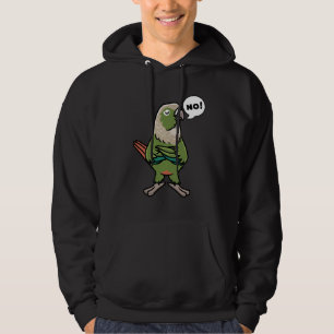 Grönt Cheek Conure Grönt-Cheeked Parakeet Hoodie