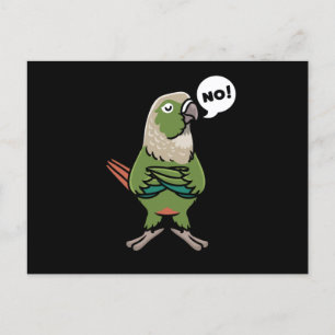 Grönt Cheek Conure Grönt-Cheeked Parakeet Vykort