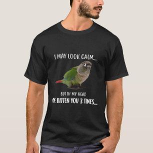 Grönt Cheek Conure Hoodies jag kan se Lugn Conure T Shirt