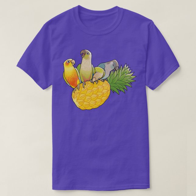 Grönt Cheek Paradise T Shirt (Design framsida)