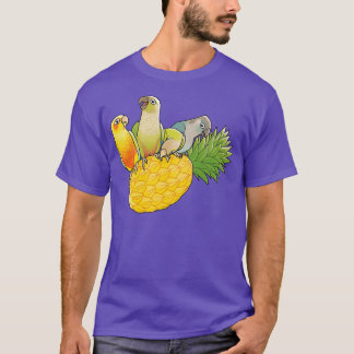 Grönt Cheek Paradise T Shirt