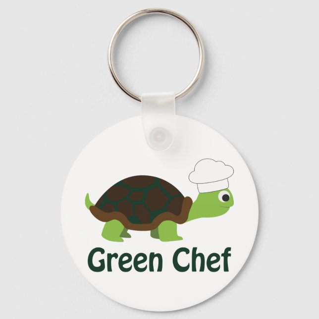 Grönt Chef Nyckelring (Framsida)