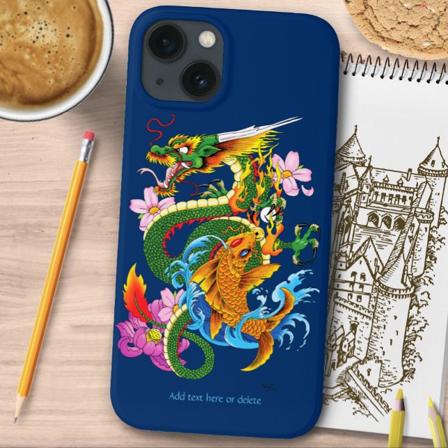 Grönt Chinese Dragon Koi (Skapare uppladdad)