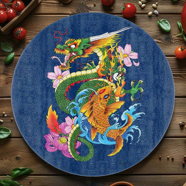 Grönt Chinese Dragon Koi (Skapare uppladdad)