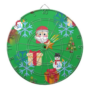 grönt christmas emoji darttavla