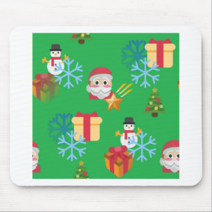 grönt christmas emoji musmatta