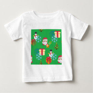 grönt christmas emoji tee