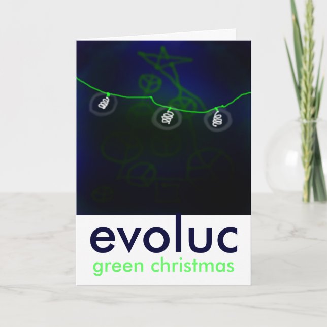 grönt-christmas.jpg 2, evoluc, grönt christmas helgkort (Framsida)