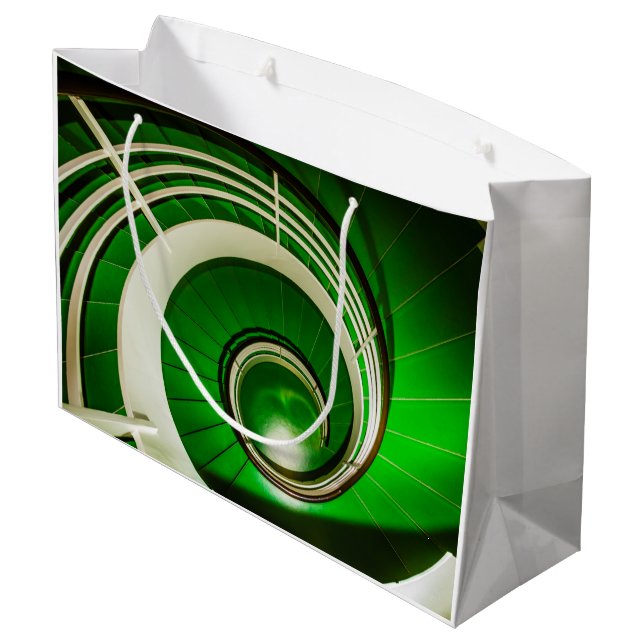 Grönt: Cirkulär trappa (Baksidan Vinklad)