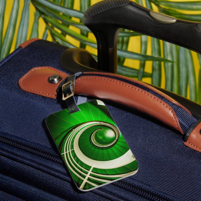 Grönt: Cirkulär trappa Bagagebricka (Framsida Insitu 1)