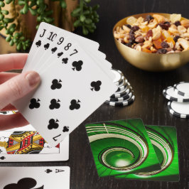 Grönt: Cirkulär trappa Casinokort