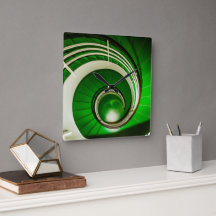 Grönt: Cirkulär trappa