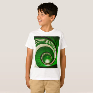 Grönt: Cirkulär trappa T Shirt