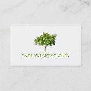 Grönt Clean Träd Landscaping Visitkort