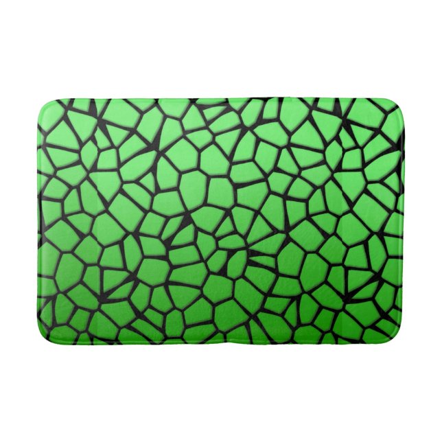 Grönt Cobblestone Badrumsmatta (Framsidan)