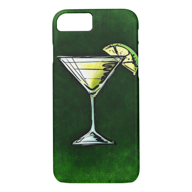 Grönt cocktail absinne Case-Mate iPhone skal (Baksida)