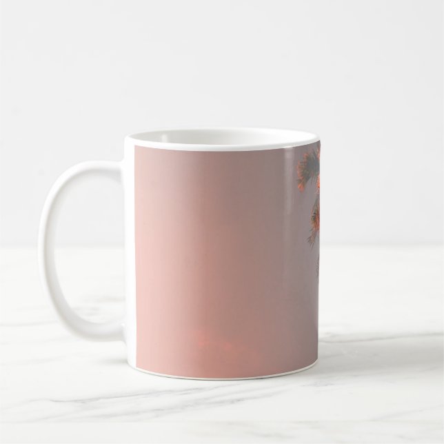 Grönt coconut träd kaffemugg (Vänster)