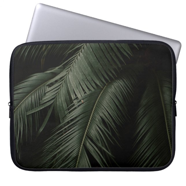 GRÖNT COCONUT TRÄD PHOTO LAPTOP FODRAL (Framsidan)