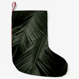 GRÖNT COCONUT TRÄD PHOTO LITEN JULSTRUMPA