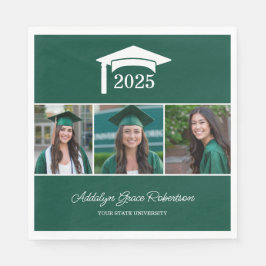 Grönt College Universiteten 3 Photo Studenten Pappersservett