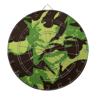 Grönt Combat Mönster Darttavla