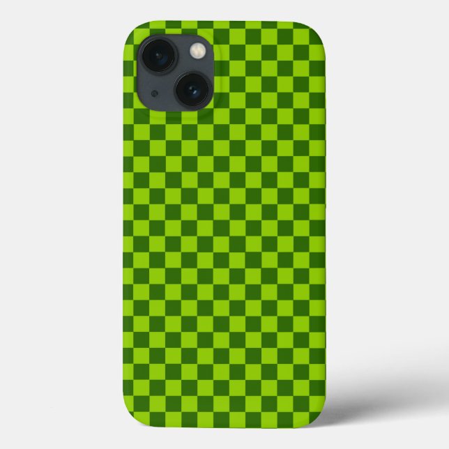 Grönt Combination Classic Checkerboard av STaylor (Baksida)