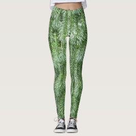 Grönt Conifer Legging