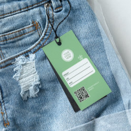 Grönt Corporate Gift Märkre Presentetikett