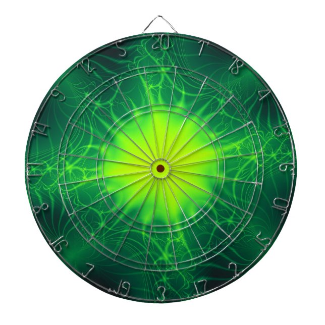 Grönt Cosmic Dart Board Piltavla (Framsidan)
