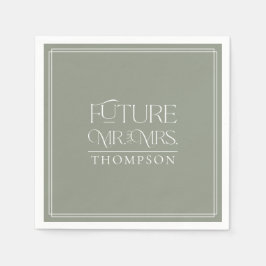 Grönt Couppes Pappra doktor Pappersservett